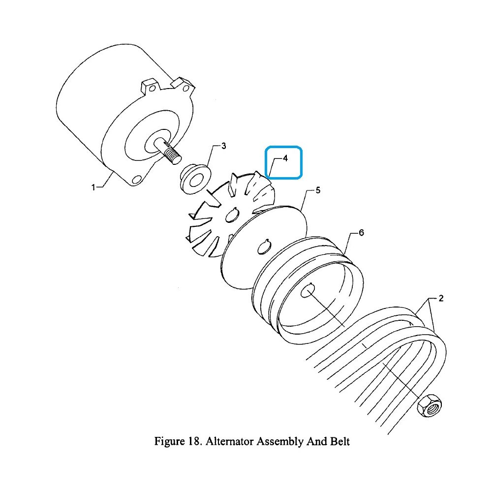 Lycoming - 32G21675 - Fan - Item 4 on diagram