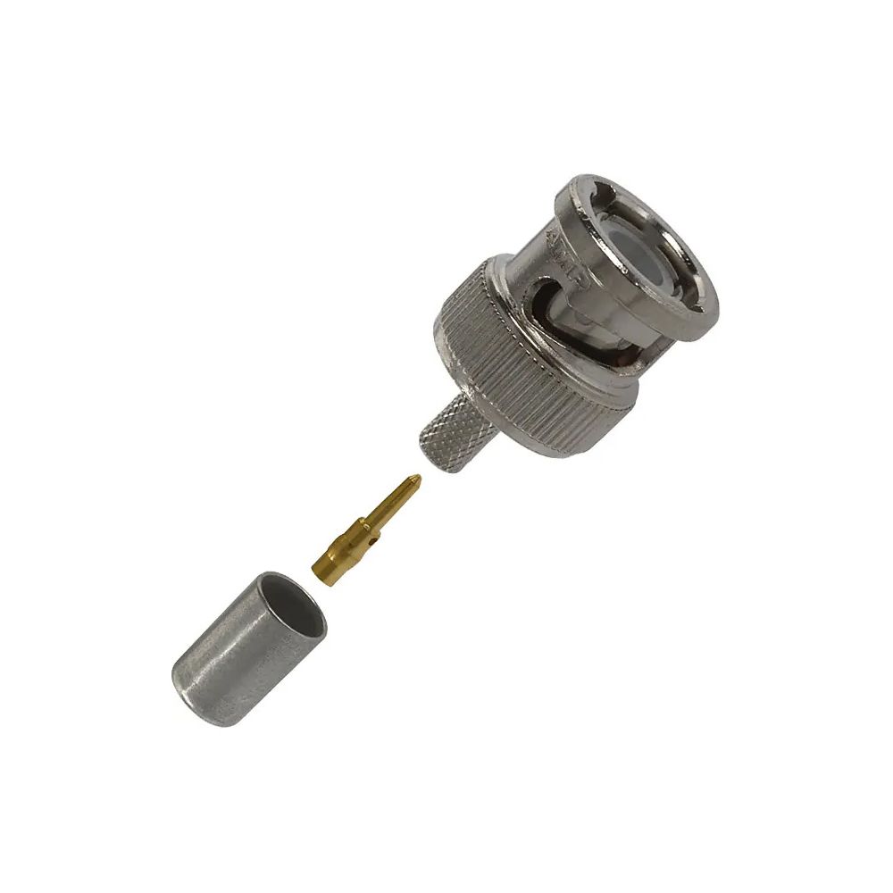 TE - 5225395-6 - BNC DUAL Crimp Connector - RG142/400