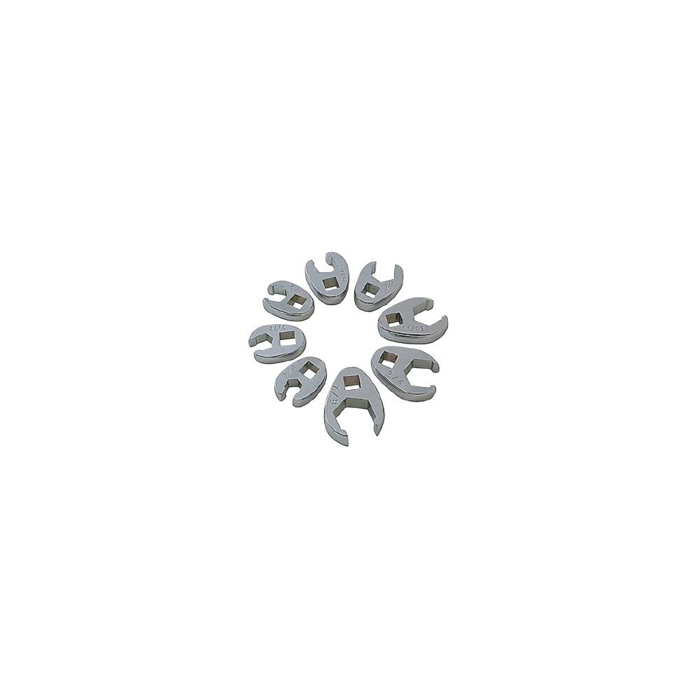 SUNEX - 8 Piece Flare Nut Crowfoot Wrench Set - 9708