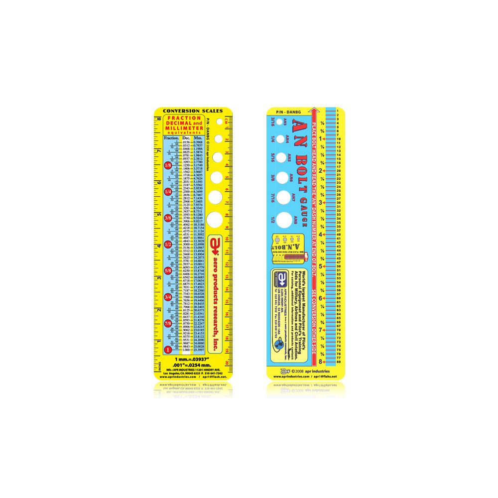 APR Industries Deluxe AN Bolt Gauge - DANBG