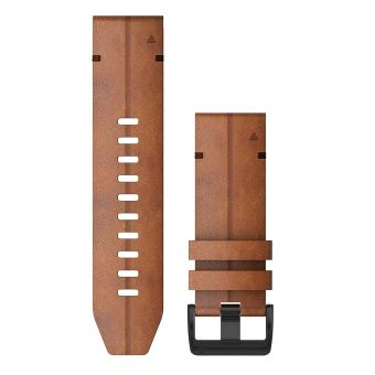 GARMIN - QuickFit 22 - Chestnut Leather Band