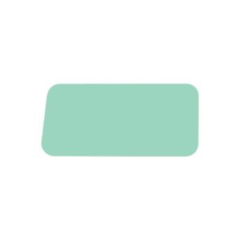 GLA - W/T-1004 - RH or LH Door Window - .125" - CESSNA - GREEN TINT - FLAT - NON-OPENING