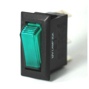 Green Rocker Switch - 14-306