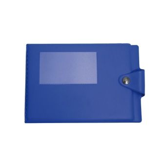 Flight Book Protective Cover - Blue - Size 18,5 x 13,3cm