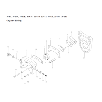 Cleveland - 30-67C - Brake Assembly - diagram
