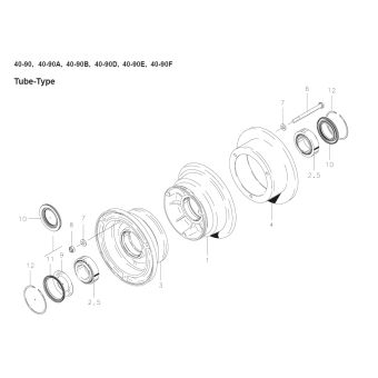 Cleveland - 40-90A - Wheel Assembly - diagram