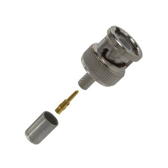 TE - 5225395-6 - BNC DUAL Crimp Connector - RG142/400
