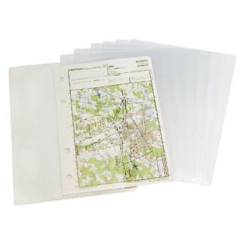 Design 4 Pilots - Transparent pockets A5 for the kneeboard Profi