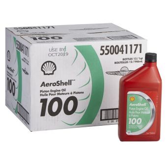Aeroshell - 100 - SAE 50 - Piston Engine Oil - 1 USQ