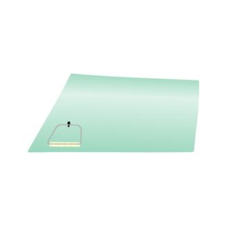GLA - W-2276-125 - W/Vent - LH - Pilots Window - CLEAR -.125