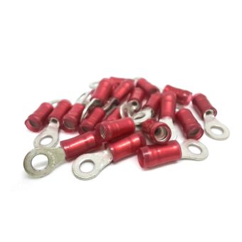 AMP - Terminal - 36152 - 22-16AWG - #6 - Red