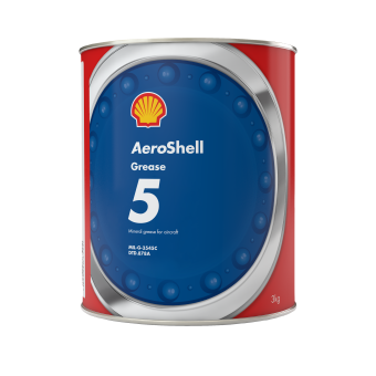 Aeroshell - Grease 5 - 6.6LB (3kg) TIN New - MIL-G-3545C