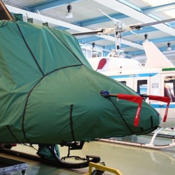 LOWLAND - Canopy Cover - BELL 212 with nose cover - White