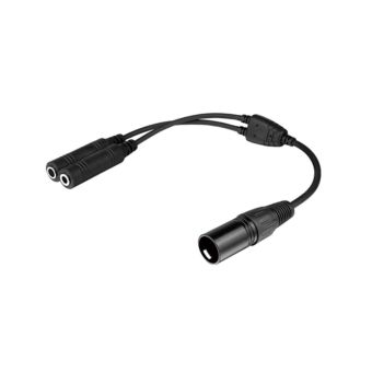 RayTalk - CB-04 - Twin Plug to Airbus XLR-5 adapter
