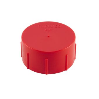 Caplugs - CD-3 - 3/16 - TH 3/8-24 - H 0.47 - Red Cap