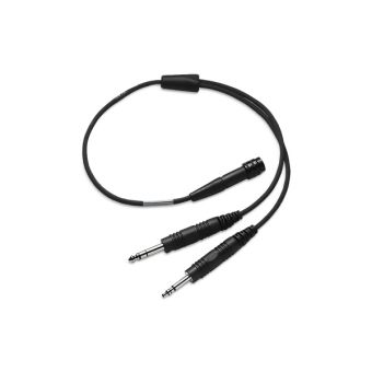 BOSE - A20 headset 6-pin LEMO to twin plug adapter - 327080-0010