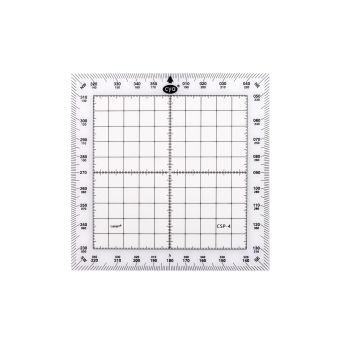 CYA - CSP-4 - Square Protractor with white border
