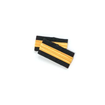 1 Bar Gold Pilot Epaulettes - E1BG