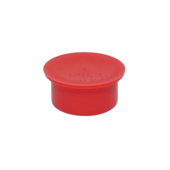 Caplugs - EC-6 - 3/8 - ID 0.369 - H 0.5 - Red Cap for Thread