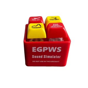 EGPWS - Airplane Emergency Alert Keychain Button