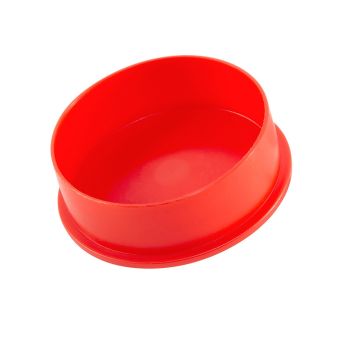 Caplugs - EC-9 - 9/16 - ID0.551 - H 0.44 - Red Cap for Threa