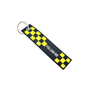 Key Ring - FOLLOW ME - Black