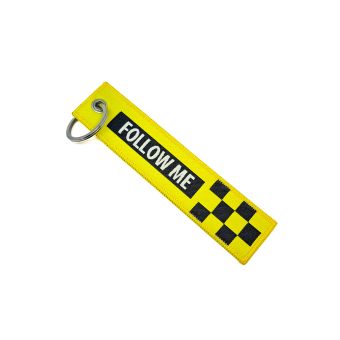 Key Ring - FOLLOW ME - Yellow