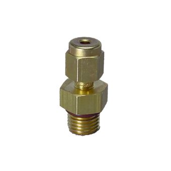 SAE-4-M to 1/8 COMP BRASS FITTING - 00HDW-0108-00
