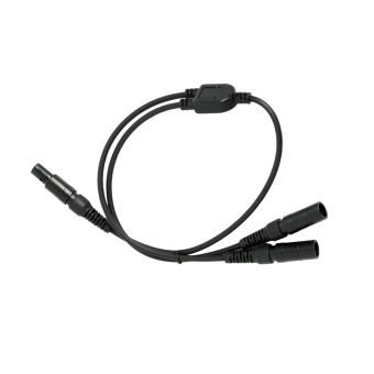 HF - 6 Pin LEMO Panel Powered - Y-Cable Headset Splitter