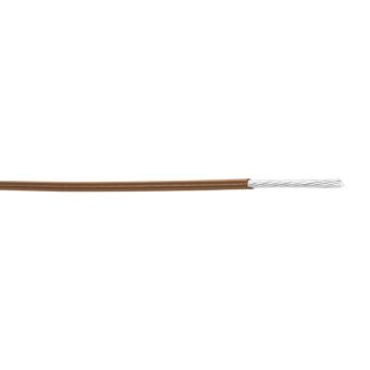 M22759/18-24-1 - 1 Core Wire - Brown - 24 AWG - 100Ft.