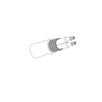 M27500-22SD2T23 - 2 Core Wire - 2x22 AWG Shielded - 100Ft.
