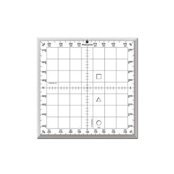 Pooleys - PP-2 - Commercial Square Protractor 5'