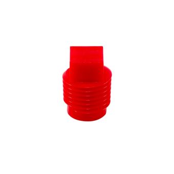 Caplugs - P-28 - 1/4 NPT - HT 0.50 - HO 0.25 - Red Plug