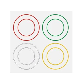 Range Mark Decal Kit - Bright yellow red green white