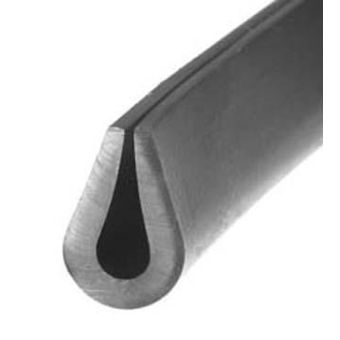 GLA - S-002-11' - Center Window Rubber U Channel for 2 Windows - 11FT