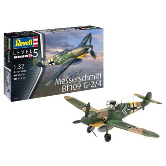 Revell - Messerschmitt BF109 G-2-4 - Scale 1:32 - 184 Parts