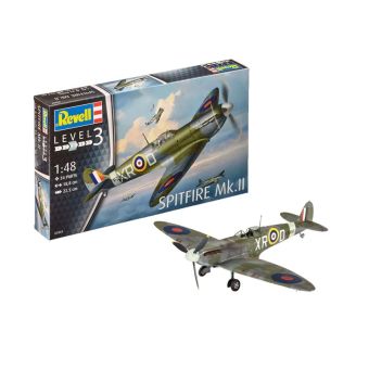 Revell - Spitfire Mk.II - Scale 1:48 - 34 Parts - Level 3   