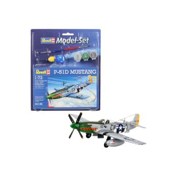 Revell - P-51D Mustang - Set - Scale 1:72 - 34 Parts - Level