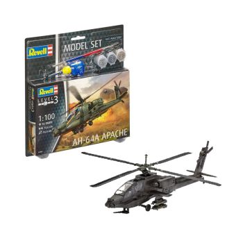 Revell - AH-64A Apache - Set - Sc.1:100 - 56 Prt.- Level 3