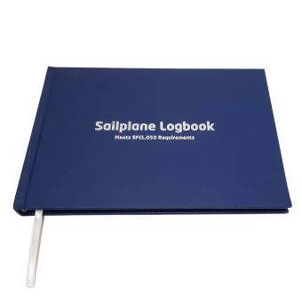 Sailplane Pilot Logbook SFCL.050 - Hard Cover - Blue