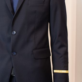 TRIBECA - Men's Pilot Uniform Jacket - Gold - 1 Row Braid