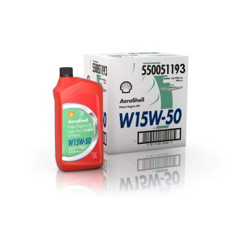 Aeroshell - W 15W50 - Piston Engine Oil - 1 USQ