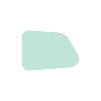 GLA - W/T-1022 - Rear Side Window - LEFT side