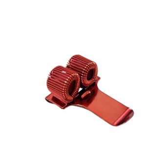 Pooleys - XSC020 - Double Pen and Pencil Clip - Red